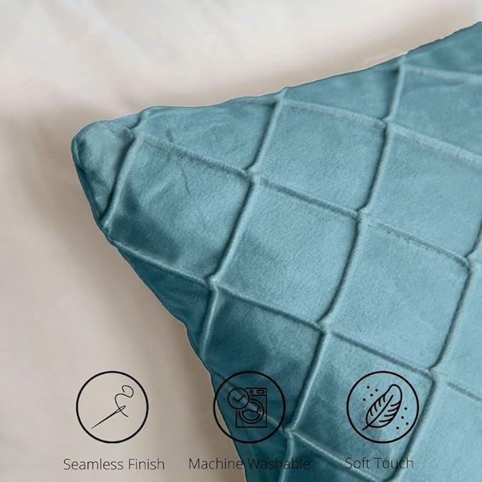 Pagnanno - Soft Velvet Cushion Covers Set of 2 & 4 - Design 8