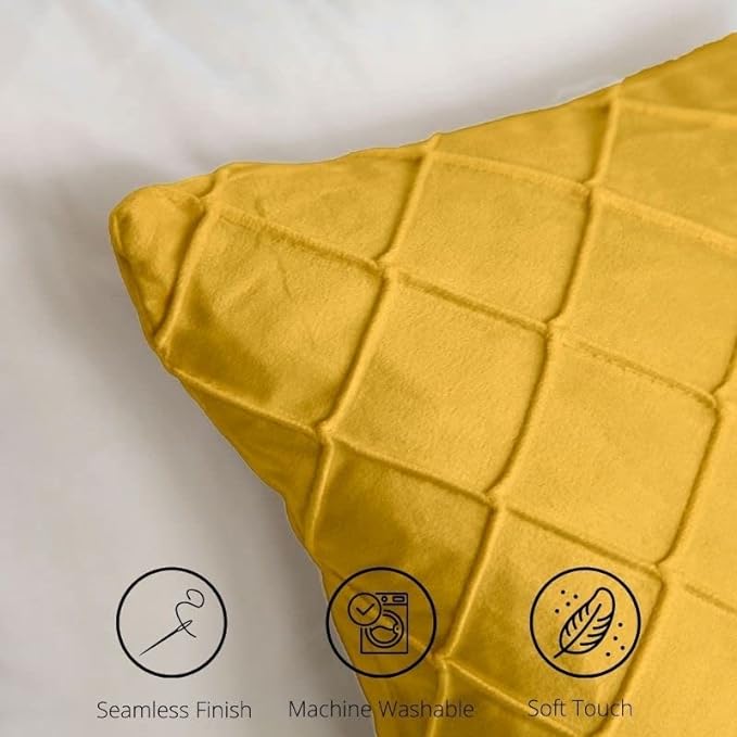Pagnanno - Soft Velvet Cushion Covers Set of 2 & 4 - Design 8