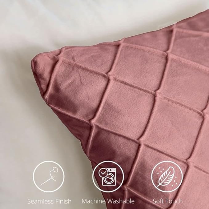Pagnanno - Soft Velvet Cushion Covers Set of 2 & 4 - Design 8