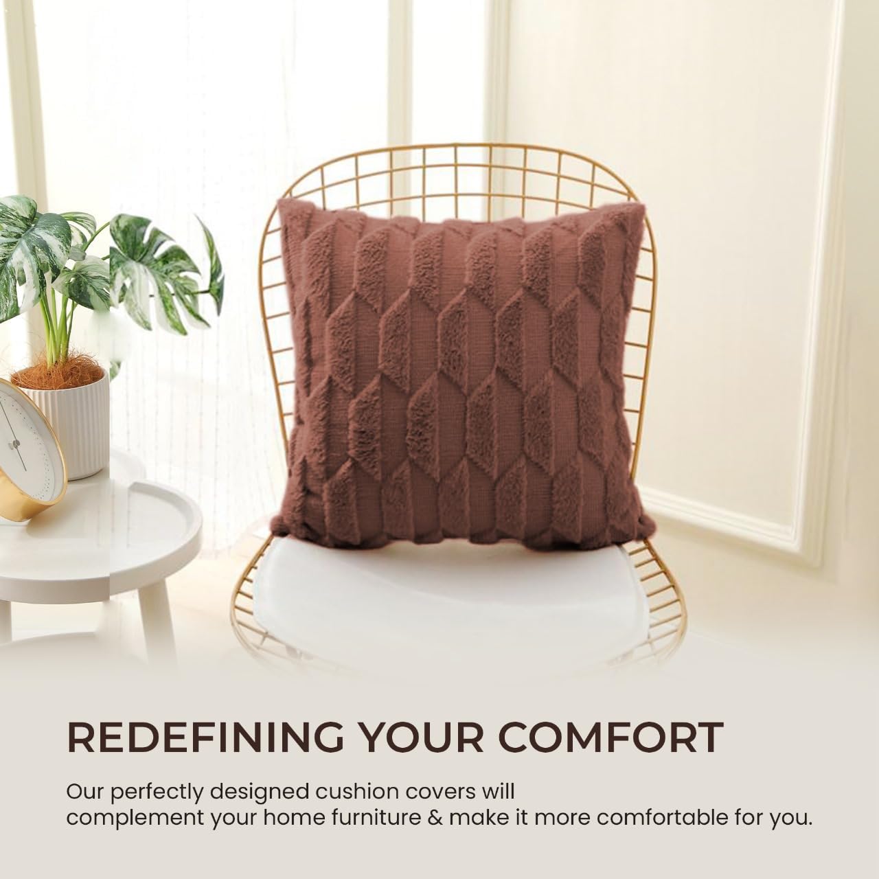 Pagnanno - Soft Velvet Cushion Covers Set of 2 & 4