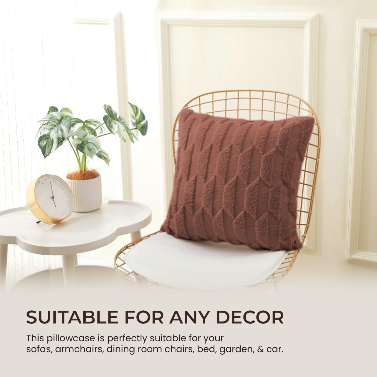 Pagnanno - Soft Velvet Cushion Covers Set of 2 & 4
