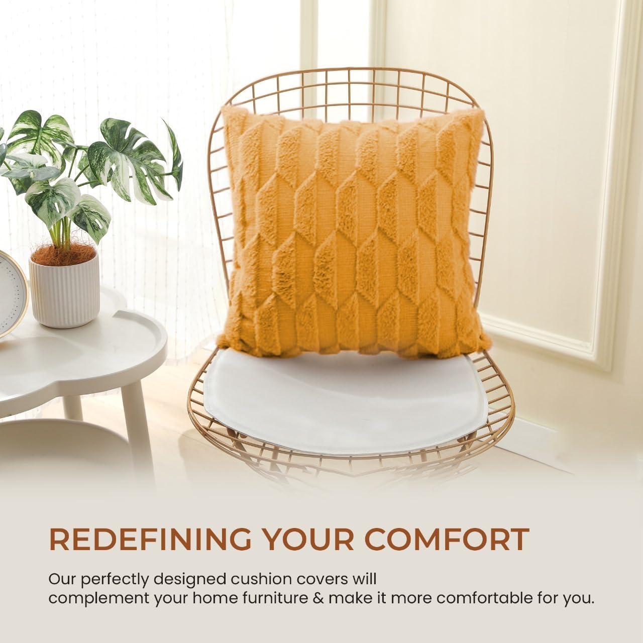 Pagnanno - Soft Velvet Cushion Covers Set of 2 & 4