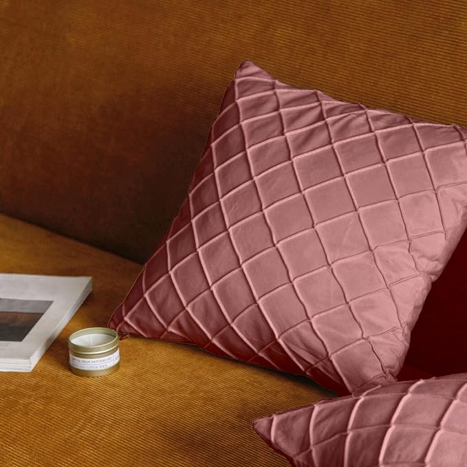 Pagnanno - Soft Velvet Cushion Covers Set of 2 & 4 - Design 8