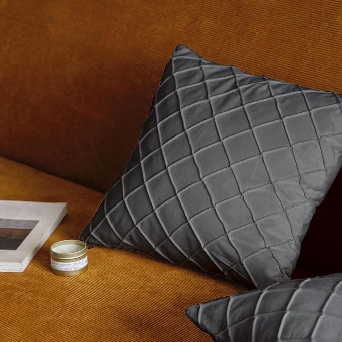 Pagnanno - Soft Velvet Cushion Covers Set of 2 & 4 - Design 8