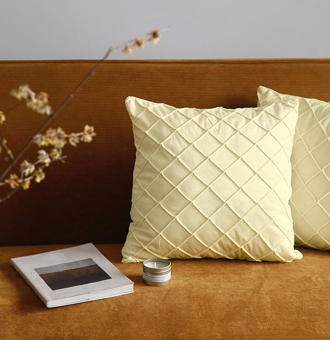 Pagnanno - Soft Velvet Cushion Covers Set of 2 & 4 - Design 8
