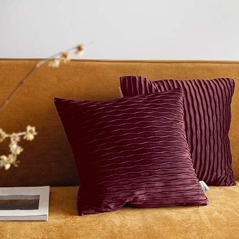 Pagnanno - Waves - Velvet Cushion Covers Set of 2