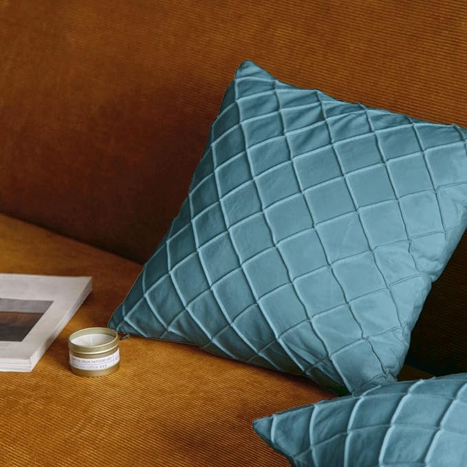 Pagnanno - Soft Velvet Cushion Covers Set of 2 & 4 - Design 8