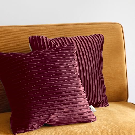 Pagnanno - Waves - Velvet Cushion Covers Set of 2