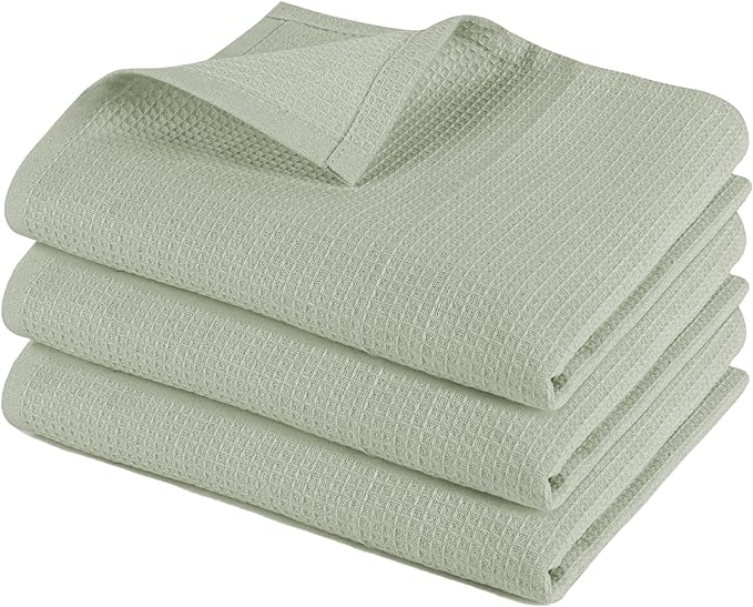 Pagnanno - Waffle Weave Kitchen Tea Towels Set