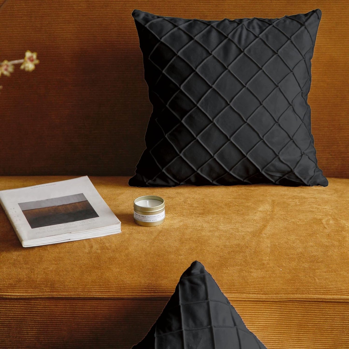 Pagnanno - Soft Velvet Cushion Covers Set of 2 & 4 - Design 8
