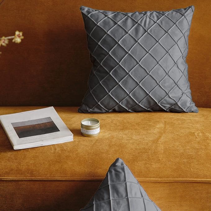 Pagnanno - Soft Velvet Cushion Covers Set of 2 & 4 - Design 8