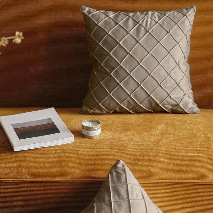 Pagnanno - Soft Velvet Cushion Covers Set of 2 & 4 - Design 8