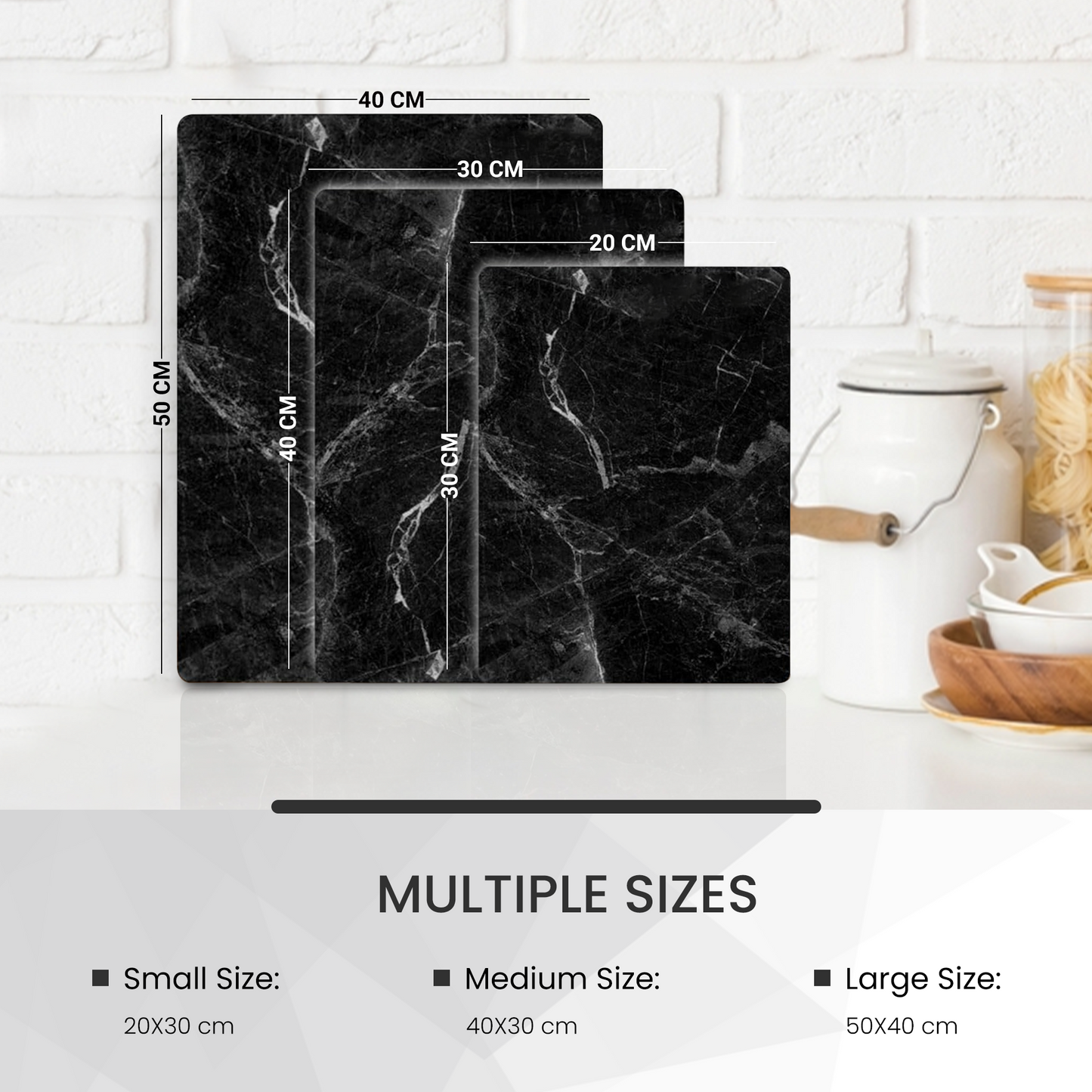 Pagnanno - Glass Chopping Board Work Top Saver
