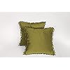 Pagnanno - Poms - Set of 2 Soft Velvet Cushion Covers