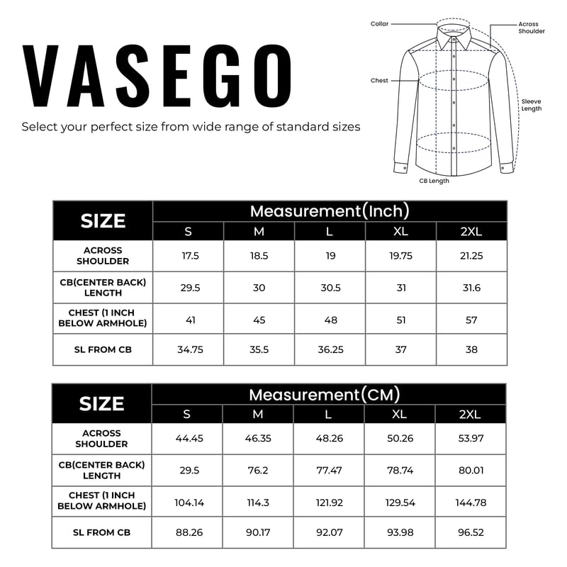 Vasego Men’s Flannel Shirt, Long Sleeve Regular Fit Cotton Lumberjack Shirt with Button-Down Pockets (White & Black, XXL)