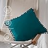 Pagnanno - Poms - Set of 2 Soft Velvet Cushion Covers