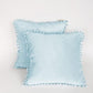 Pagnanno - Poms - Set of 2 Soft Velvet Cushion Covers