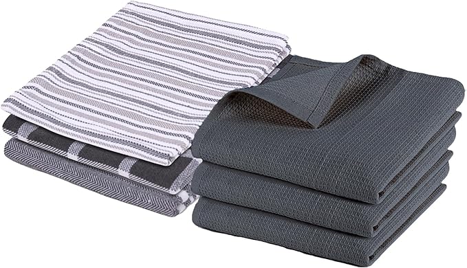 Pagnanno - Waffle Weave Kitchen Tea Towels Set