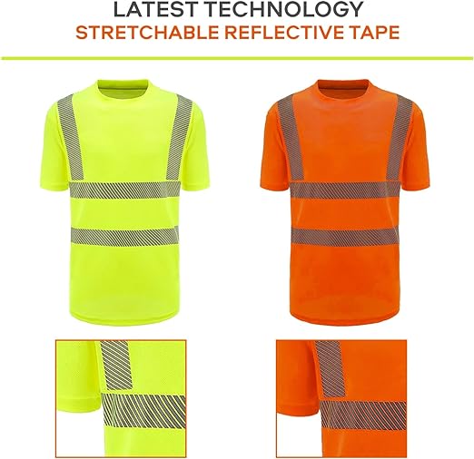 Vasego - Hi Visibility Reflective Safety T- Shirt