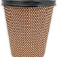 Wraplyft - Brown Checkered Disposable Coffee Cups