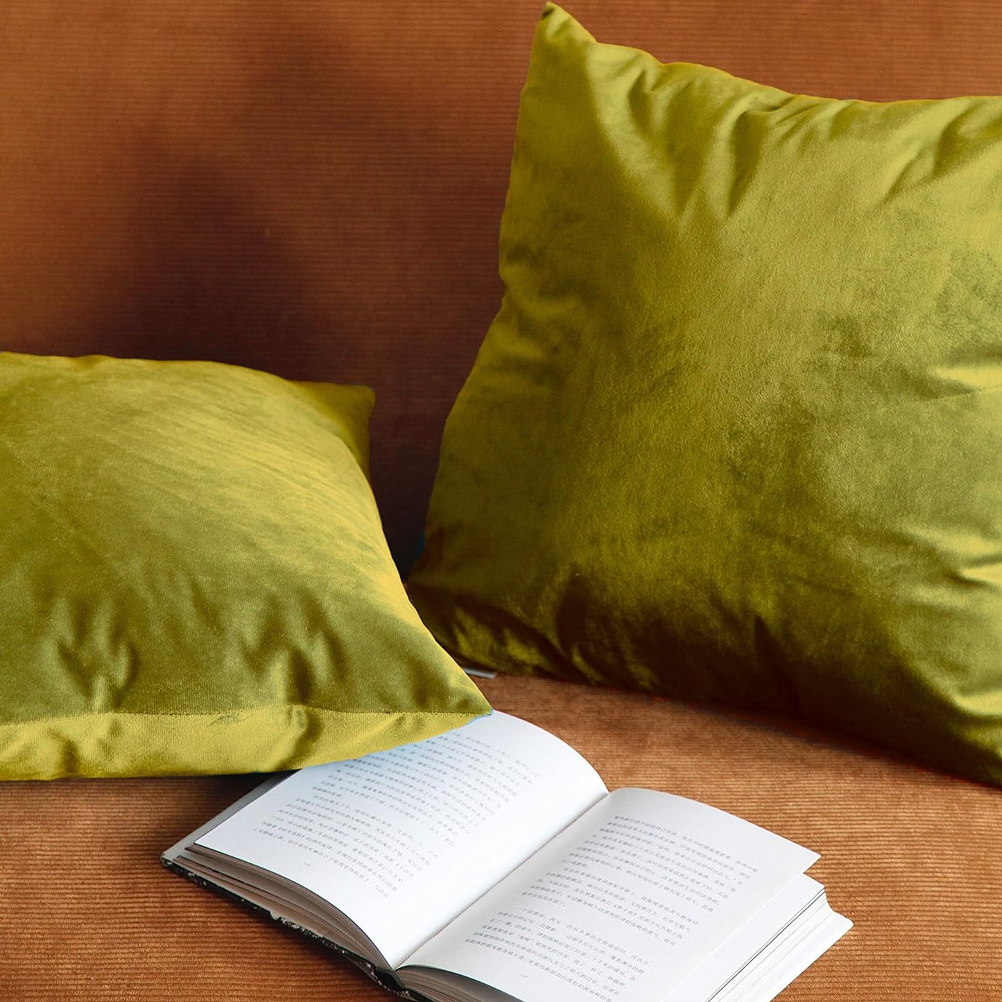 Pagnanno - Plain - Velvet Cushion Covers Set of 2 & 4