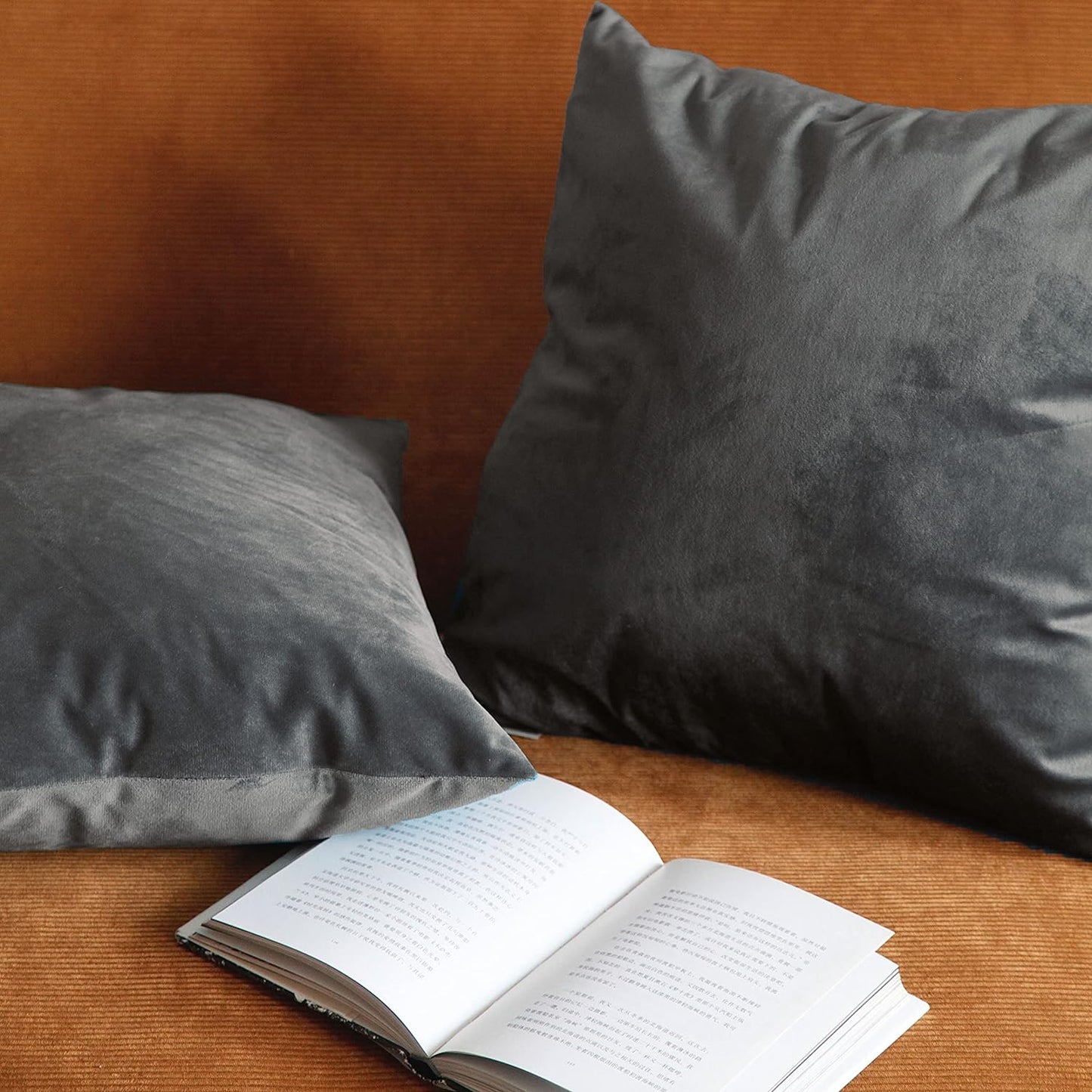 Pagnanno - Plain - Velvet Cushion Covers Set of 2 & 4