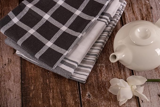 Pagnanno - Waffle Weave Kitchen Tea Towels Set