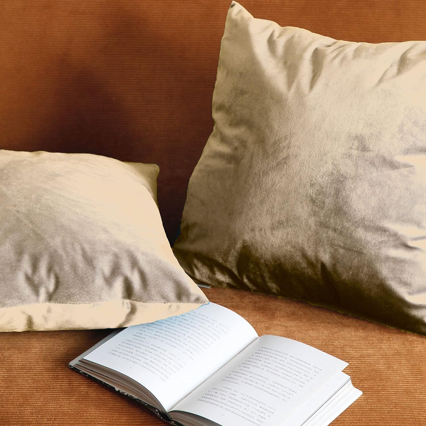 Pagnanno - Plain - Velvet Cushion Covers Set of 2 & 4