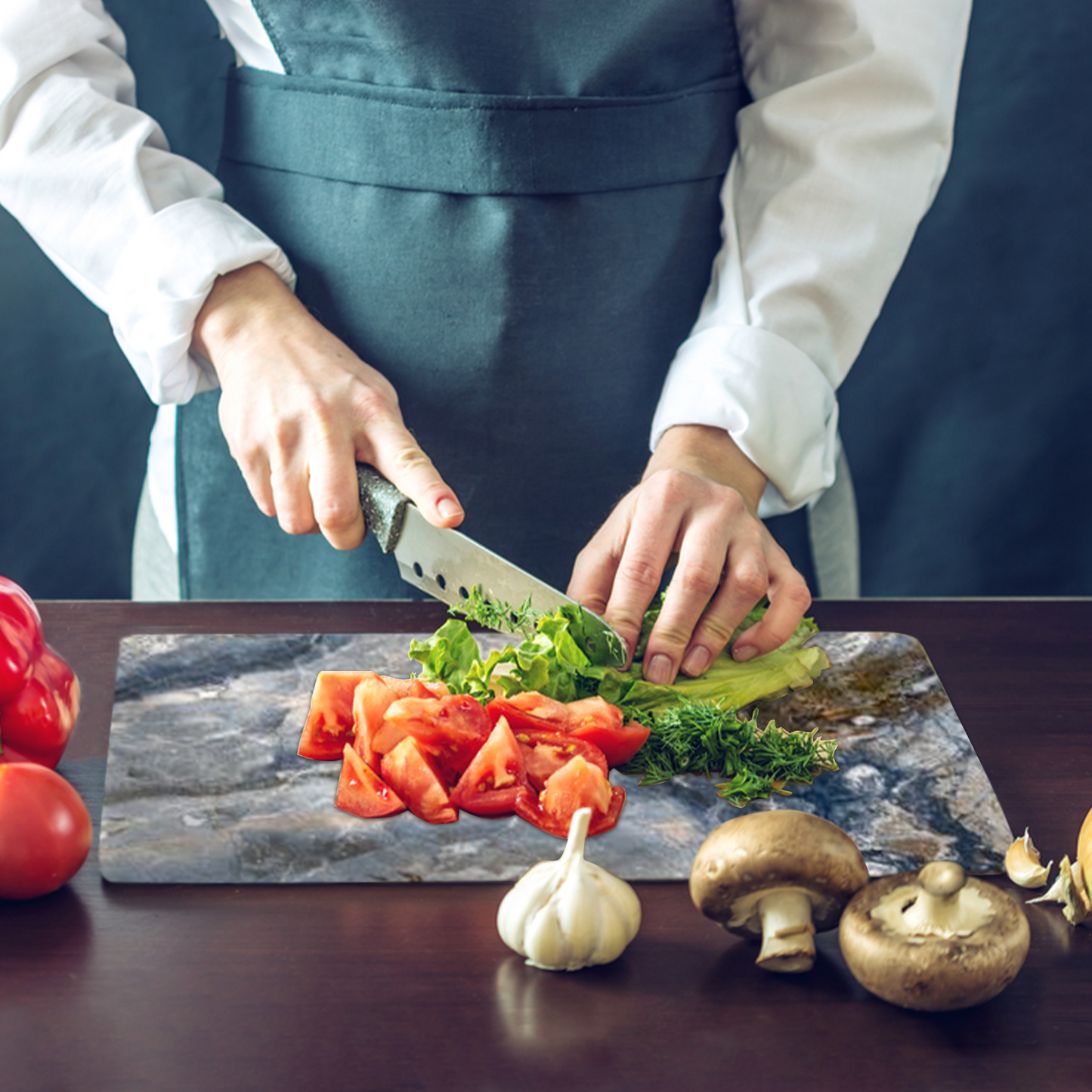 Pagnanno - Glass Chopping Board Work Top Saver