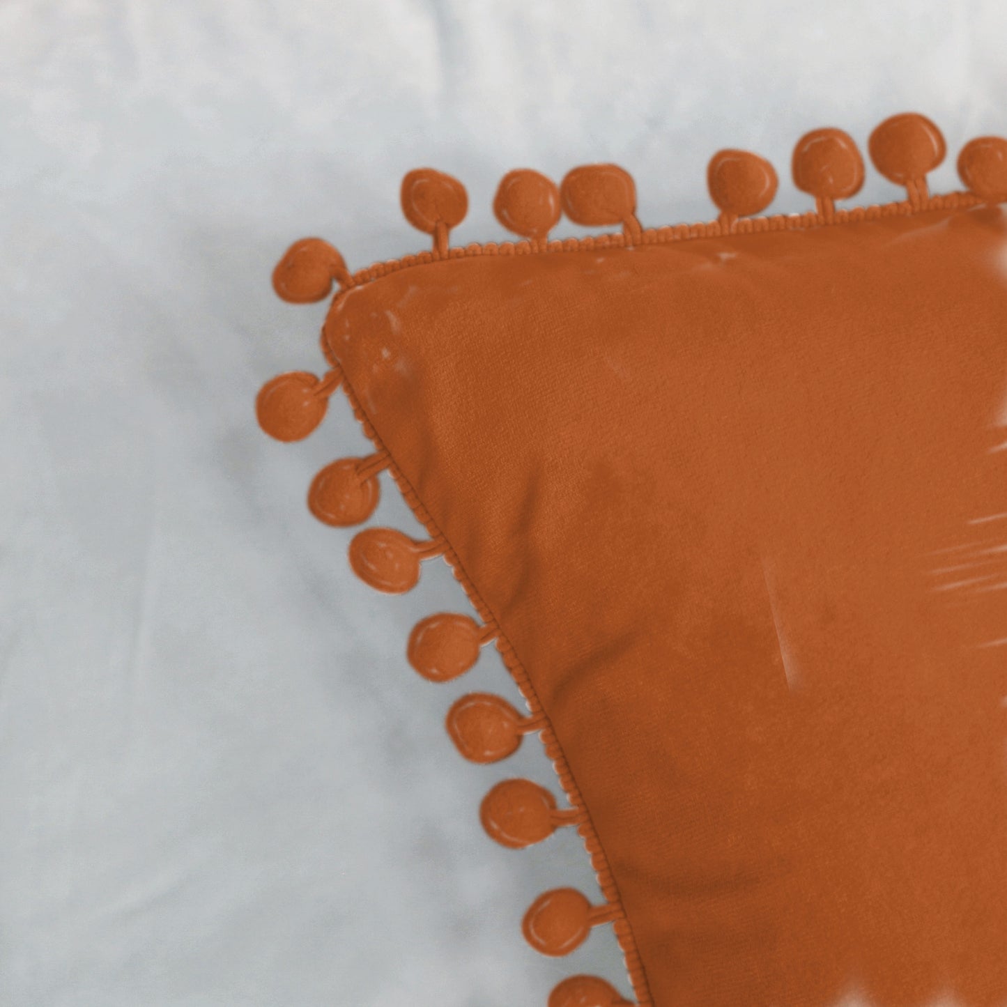 Pagnanno - Poms - Set of 2 Soft Velvet Cushion Covers