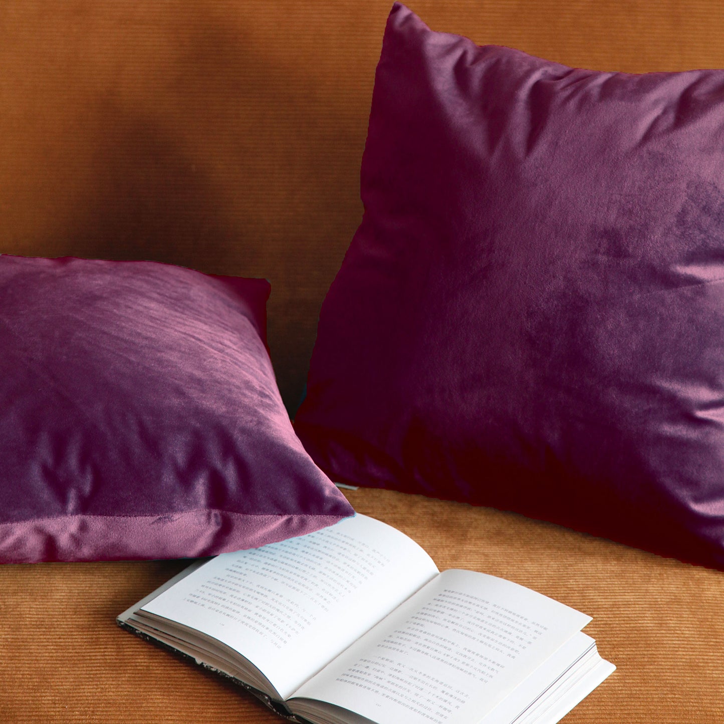 Pagnanno - Plain - Velvet Cushion Covers Set of 2 & 4