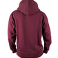 Vasego - Work & lounge Wear Fleece Hoodie in Burgandy