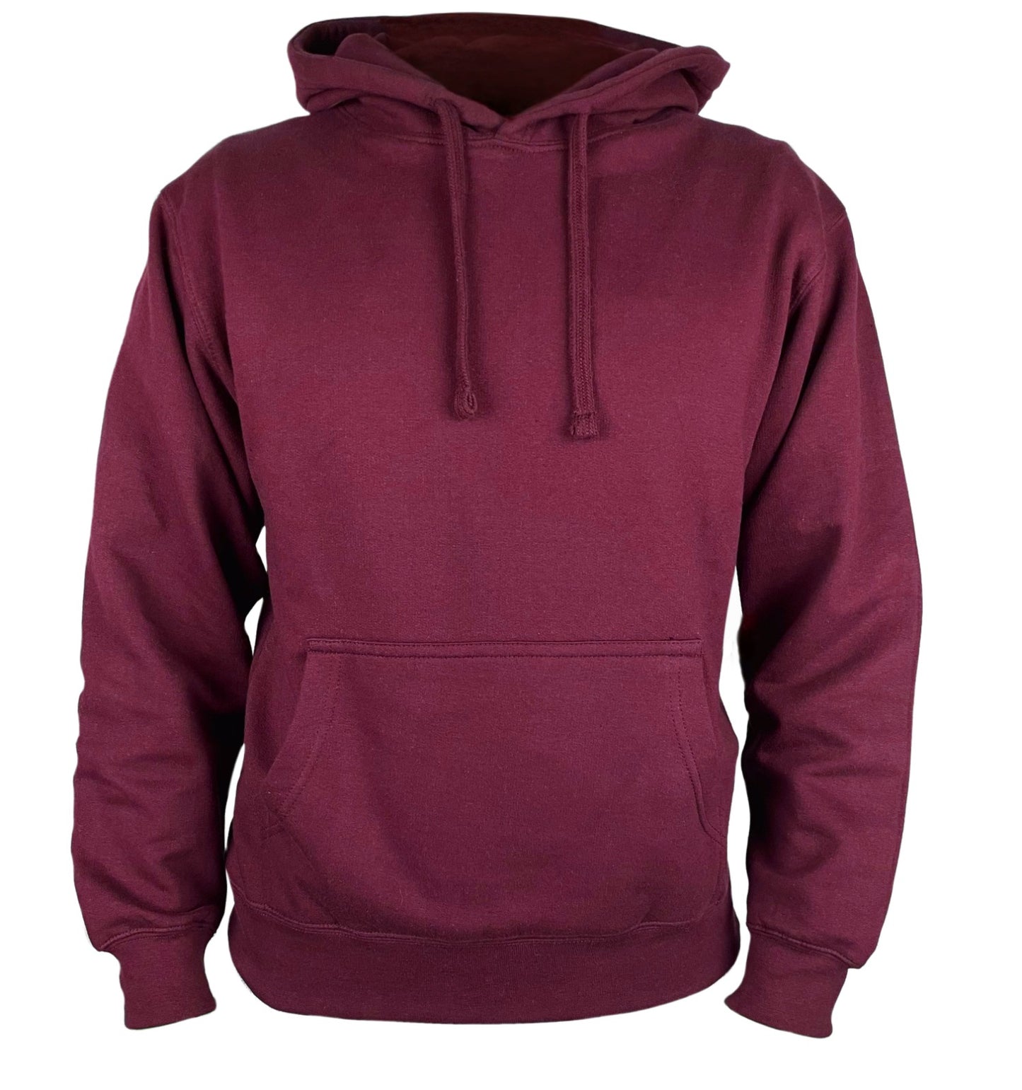 Vasego - Work & lounge Wear Fleece Hoodie in Burgandy