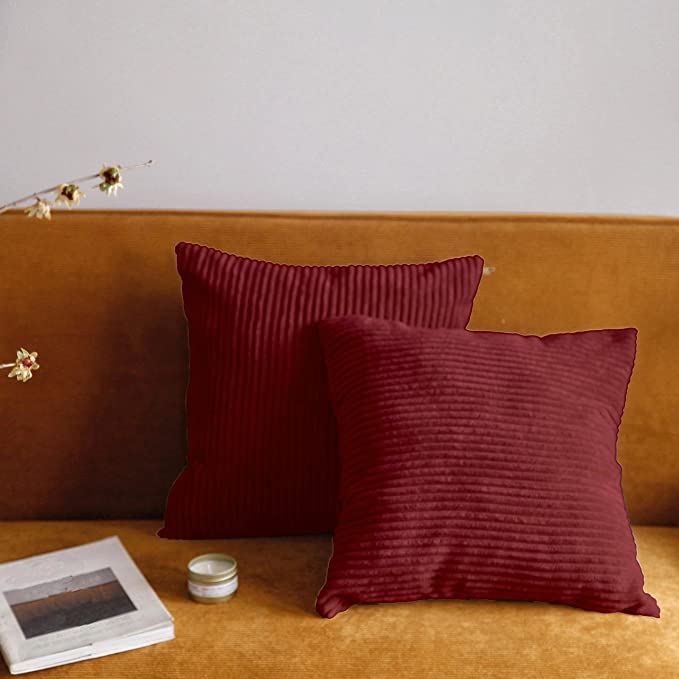 Pagnanno - Corduroy- Velvet Cushion Covers Set of 2 & 4