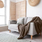 Bear & Panda - Waffle Throw Blanket